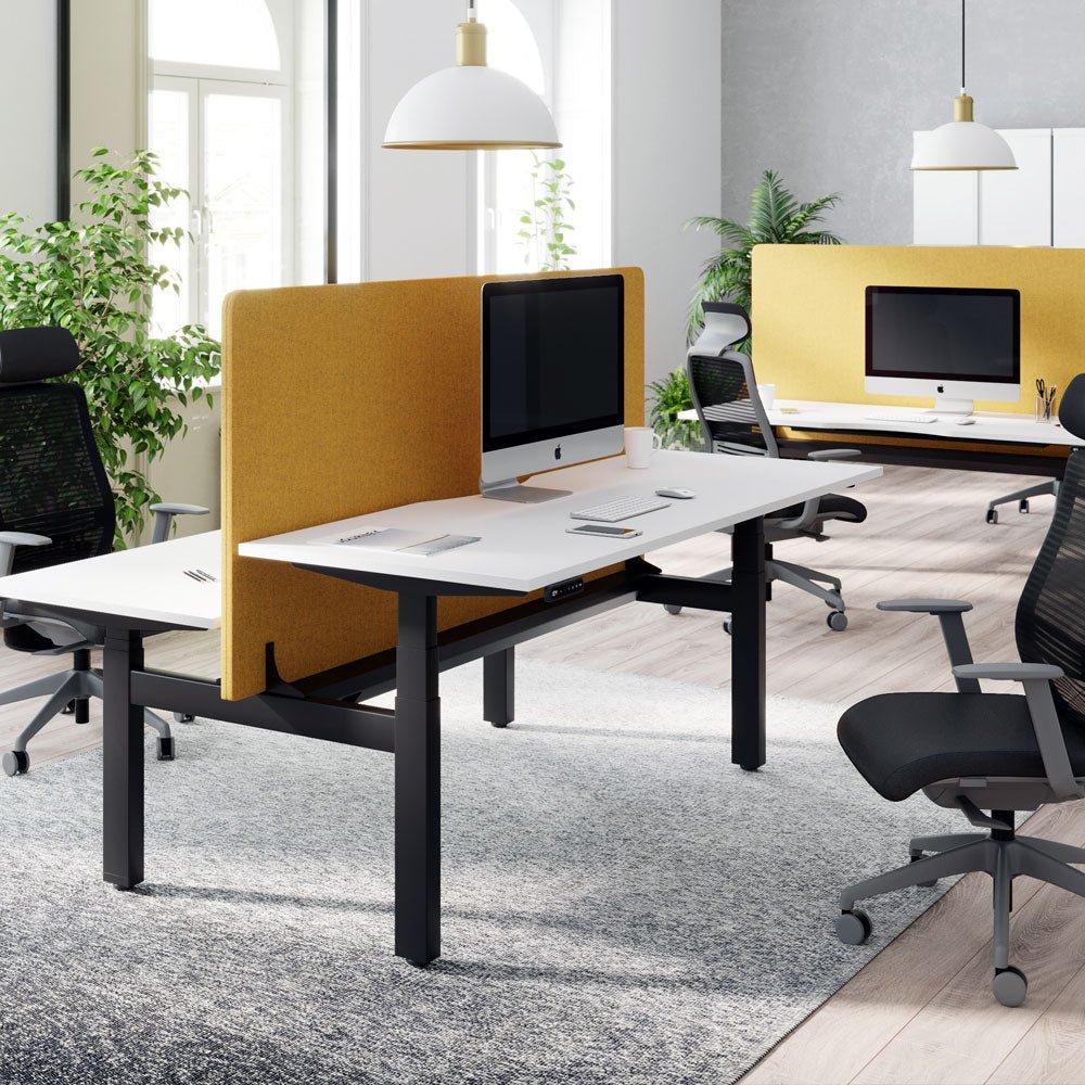 Office desks from that my office , choose form bench, cantiler, steel, height adjustable , sit stand cluster desks