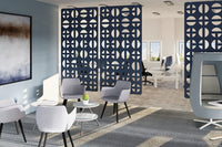 Ceiling Hanging Space Acoustic Dividers made form recycled PET for the perfect sustainable office solution