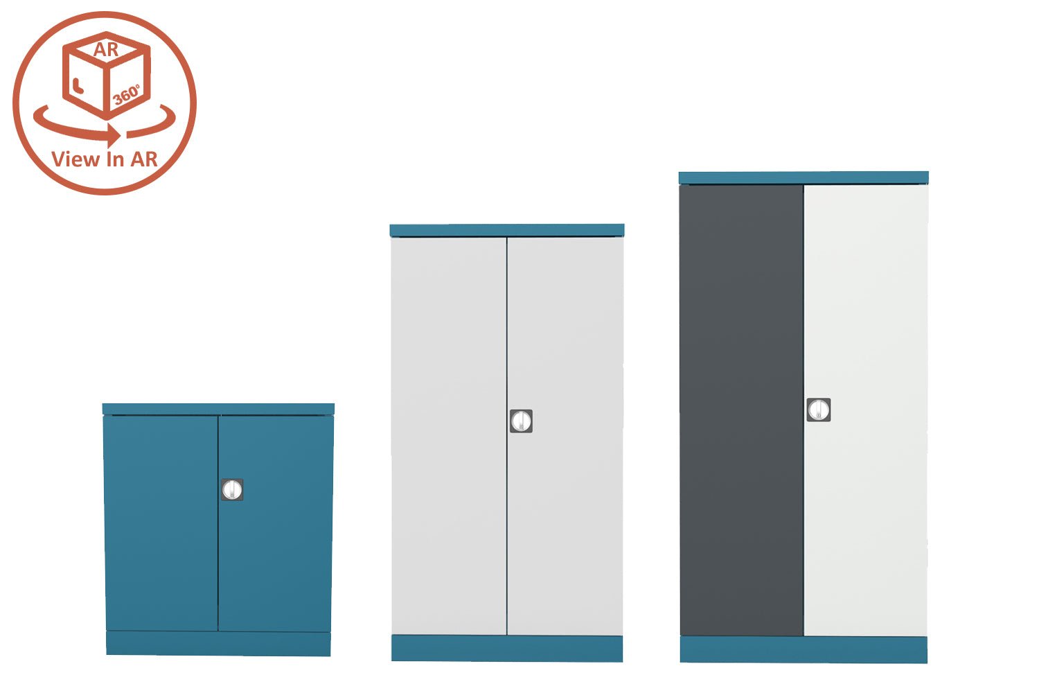 Cupboards - THATSMYOFFICE 2 door metal locking
