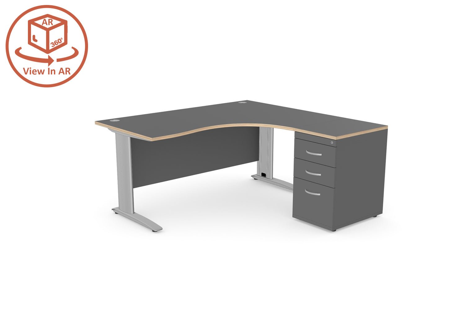 Thats My office pedestal Desk for 2,4 6 or 8 people. Space saving and choice of desk colours from Thats My Office