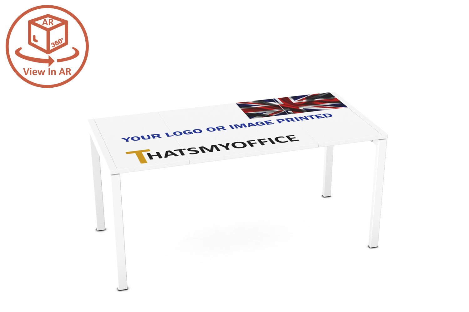 Personalise your desk with an image, 2 year guarantee and unique desks with your logo or image Check us Out Thats My Office