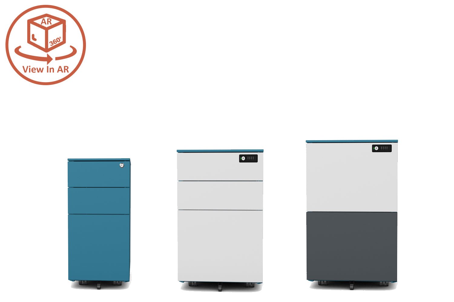 Our range of metal pedestals and under desk storage for the home or office. Thats My office Furniture