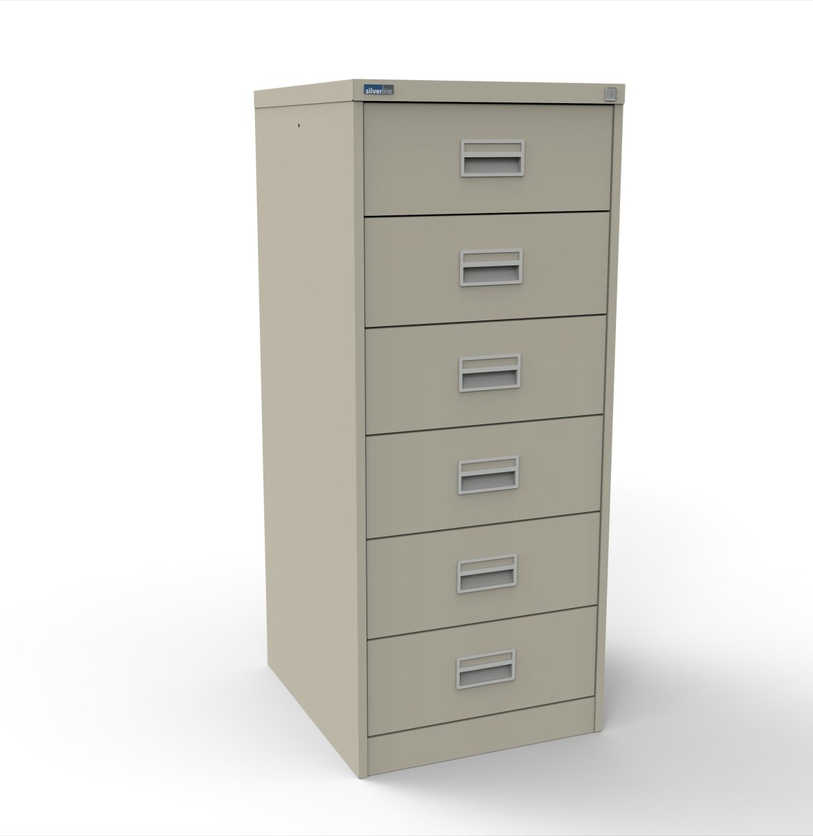 Optician and Optical Record Card Filing Cabinet A5 570 cards or 74DVD's per drawer CIUR65-Light Grey None