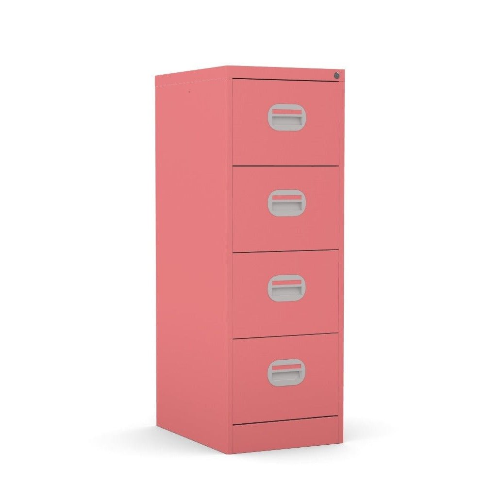4 Drawer Filing Cabinet Metral locking  FCEC4F-pink antique