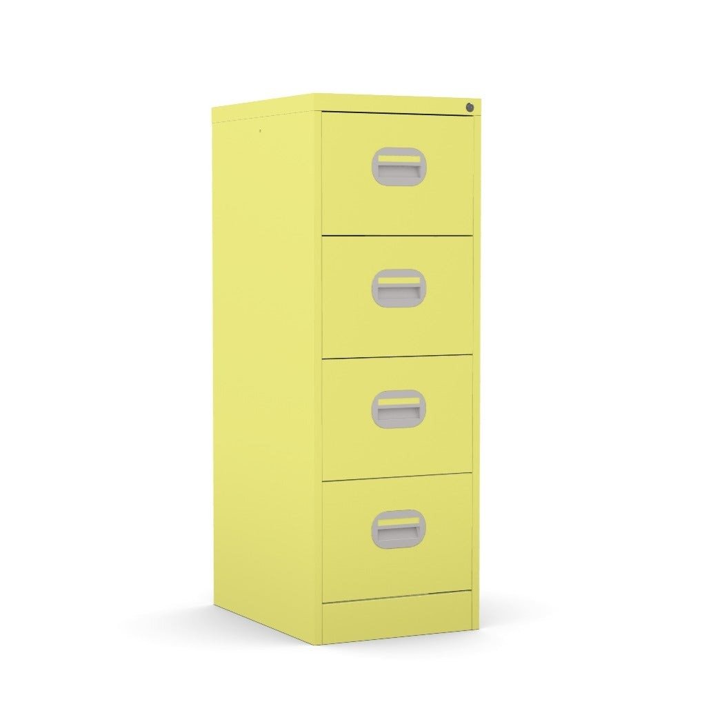 4 Drawer Filing Cabinet Metral locking FCEC4F-chlorophyll