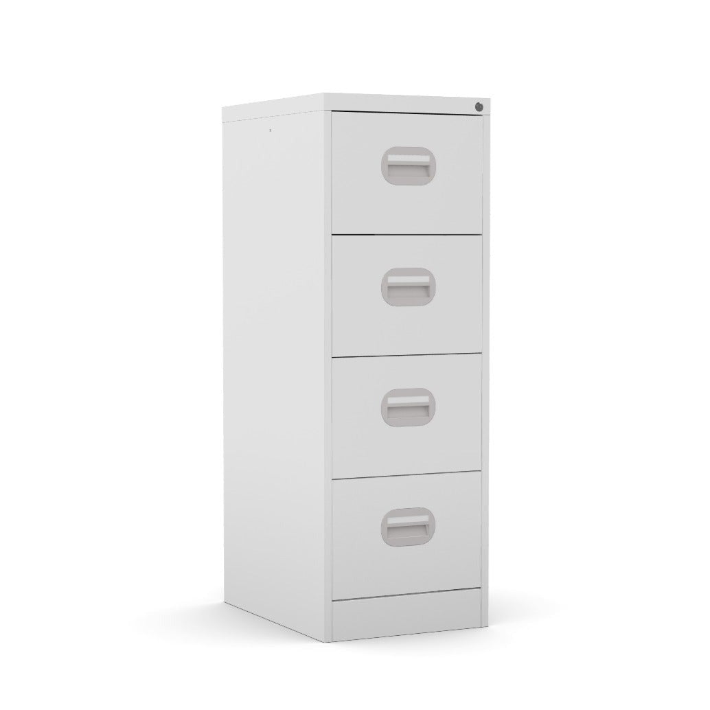 4 Drawer Filing Cabinet Metral locking FCEC4F-Grey