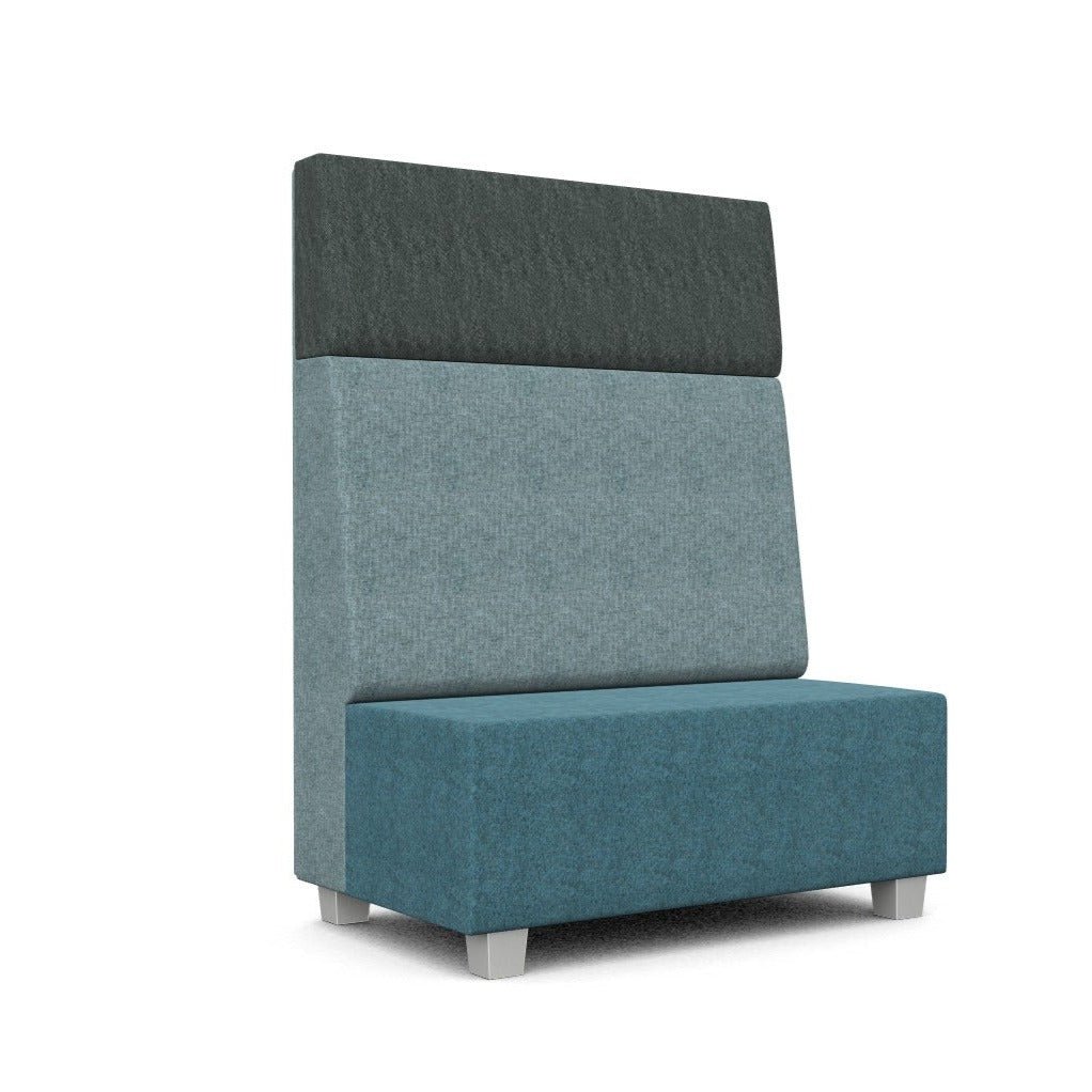 Office Modular High Back Seating Liner 120That’s My Office Furniture, 360 Degree View storage, desk, chair