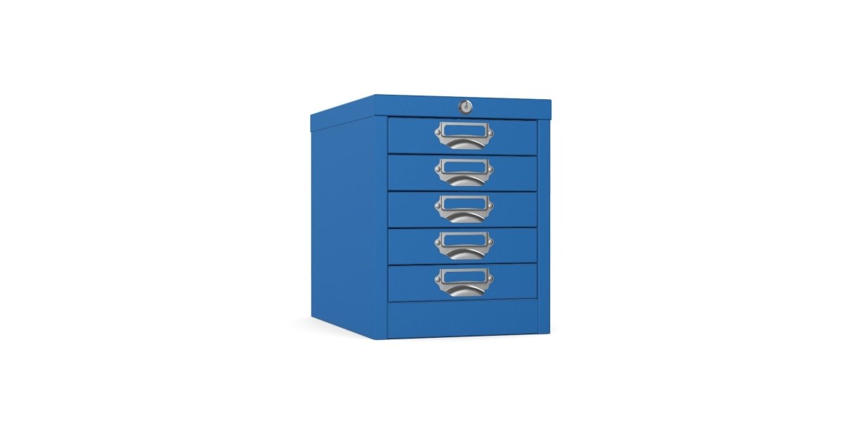 Silverline | Multidrawer | 5 Drawer |Locking | MDUR05LK | Blue