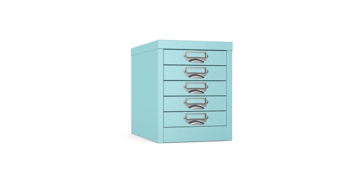 Multidrawer Storage 5 Drawer by Silverline MDUR05 Peppermint