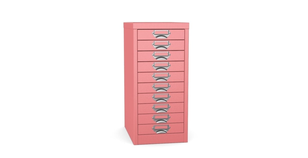 Multidrawer  Storage Cabinet 10 Drawer by Silverline MDUR10 Pink