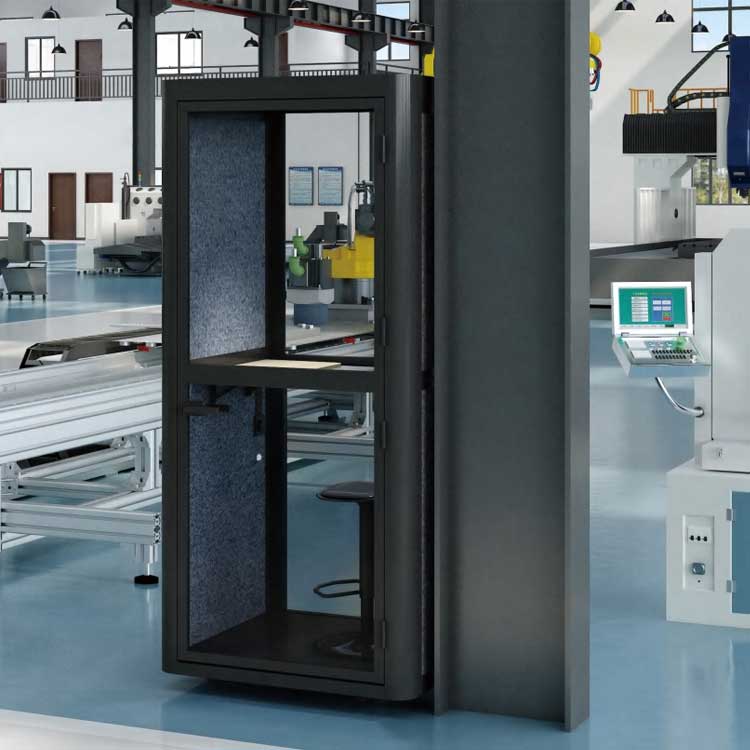 Privacy Office Phone Booth TMOEPD101 favtory useThat’s My Office Furniture, 360 Degree View storage, desk, chair