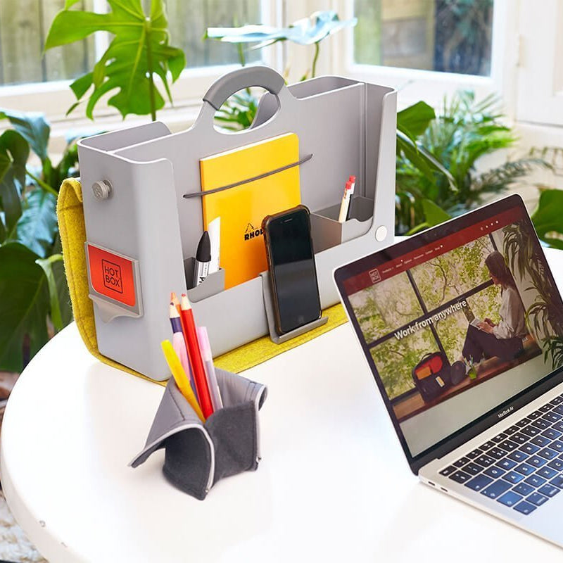 Hotbox by Behotbox personal staorage  2 Grey -Cover 3 Office Furniture and Home Remote Working