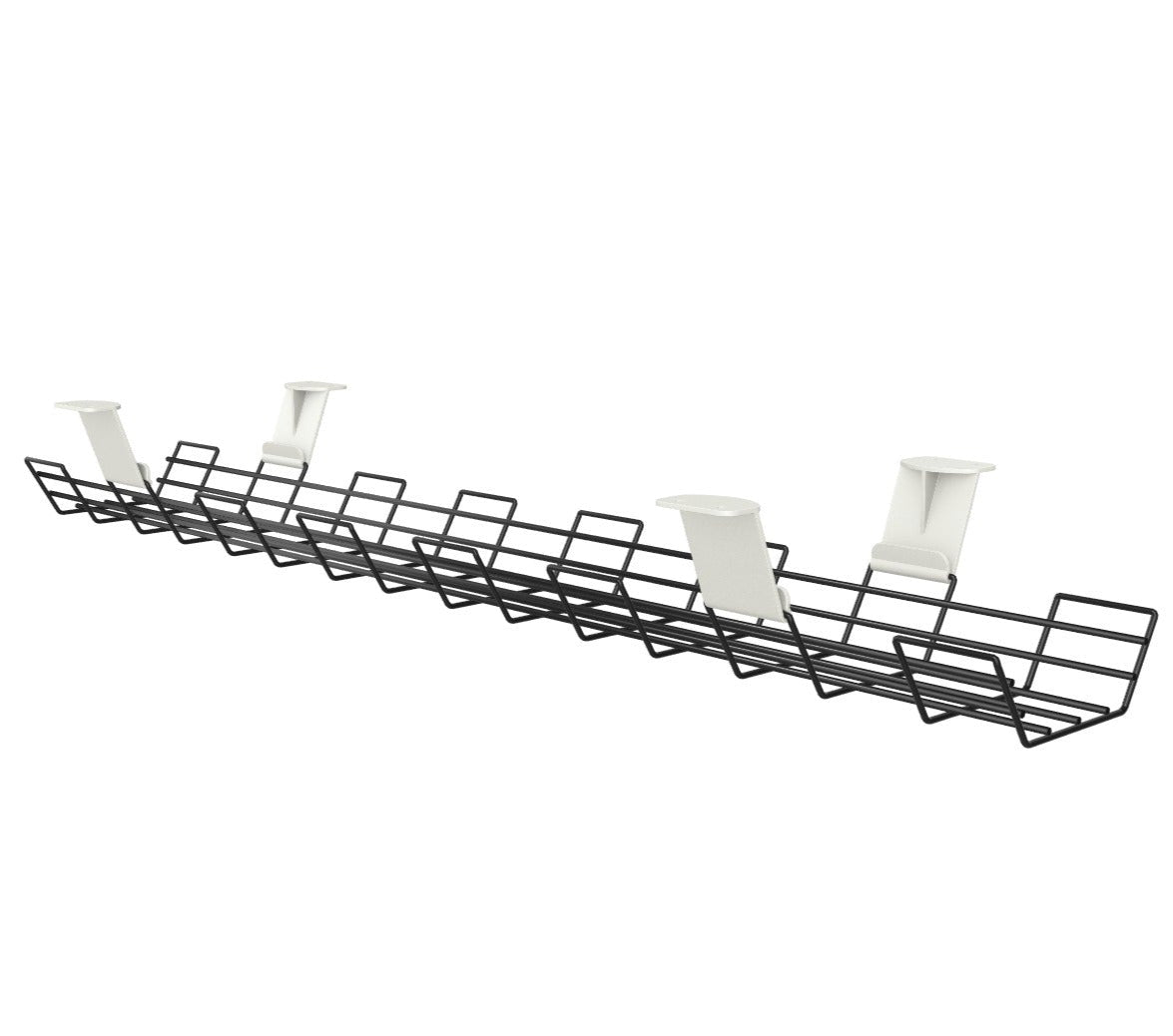 80mm Desk Cable Tidy Black | S&D Timber