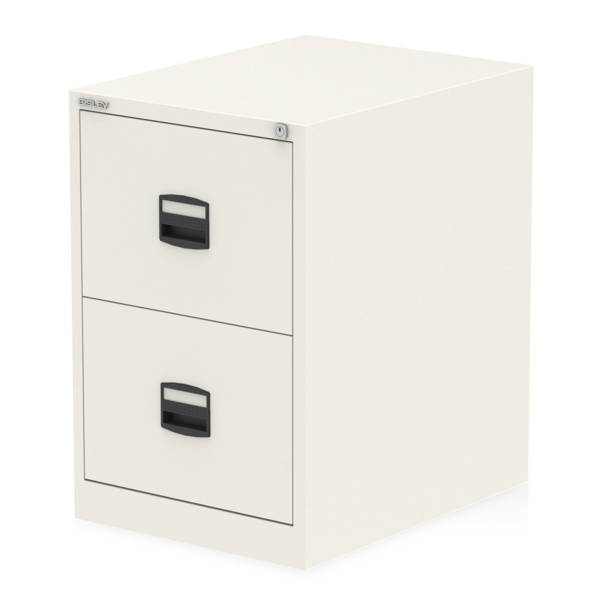Filing Cabinet 2 3 or 4 Drawers in 3 colours by Bisley Qube Chalk White