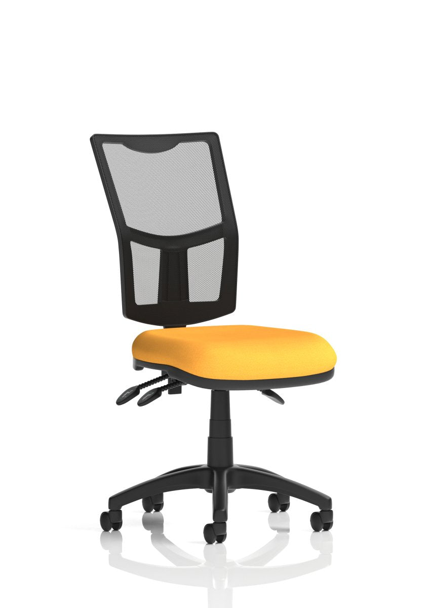 Office furniture eclipse-plus-iii-mesh-back-operator-chair Dynamic Bespoke Ginseng Chilli None