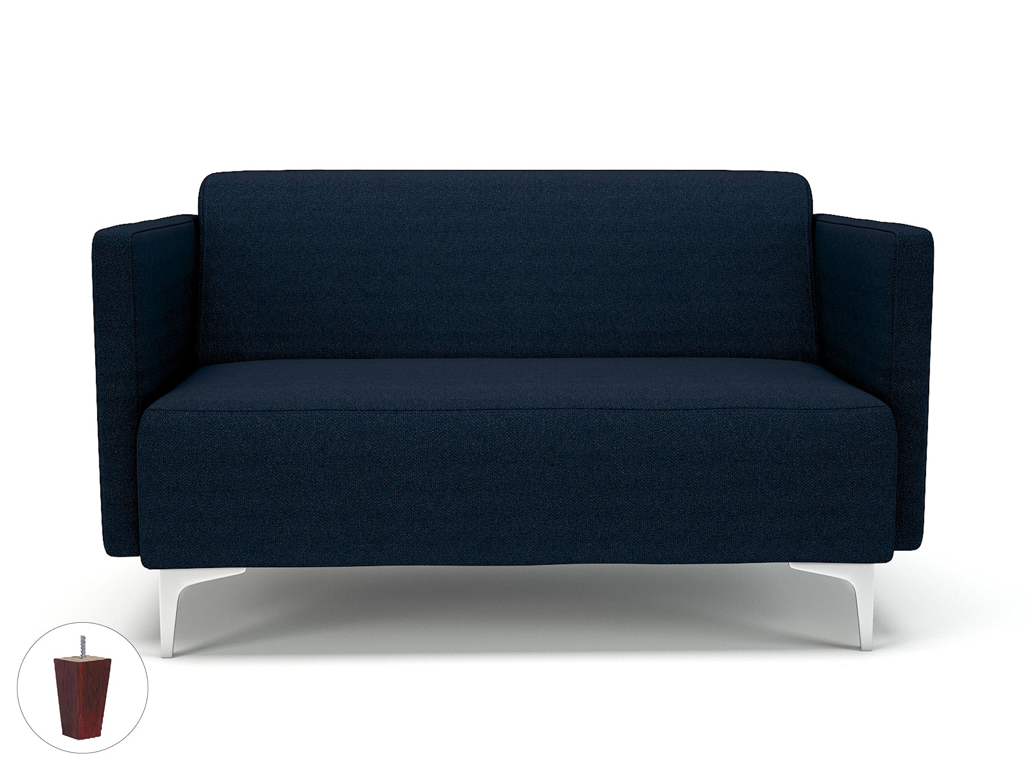 Office furniture napa-slim-arm-125cm-wide-sofa-in-camira-era-fabric Dynamic Matt Black Colour Prime