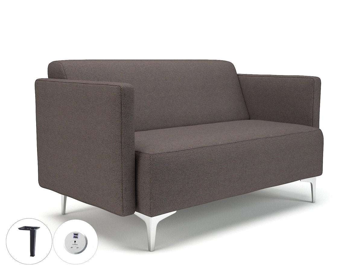 Office furniture napa-slim-arm-125cm-wide-sofa-in-camira-era-fabric-with-socket Dynamic Colour