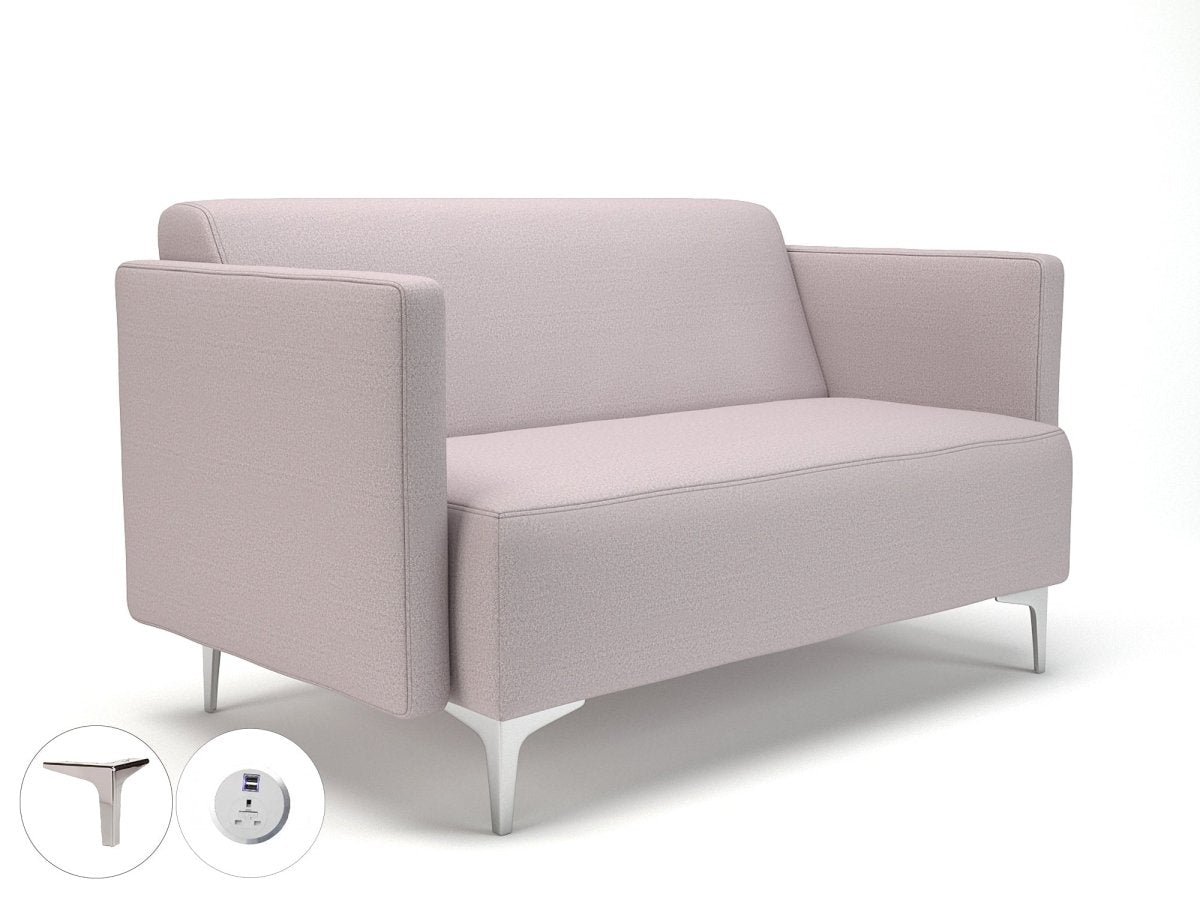 Office furniture napa-slim-arm-125cm-wide-sofa-in-warwick-dolly-fabric-with-socket Dynamic Colour