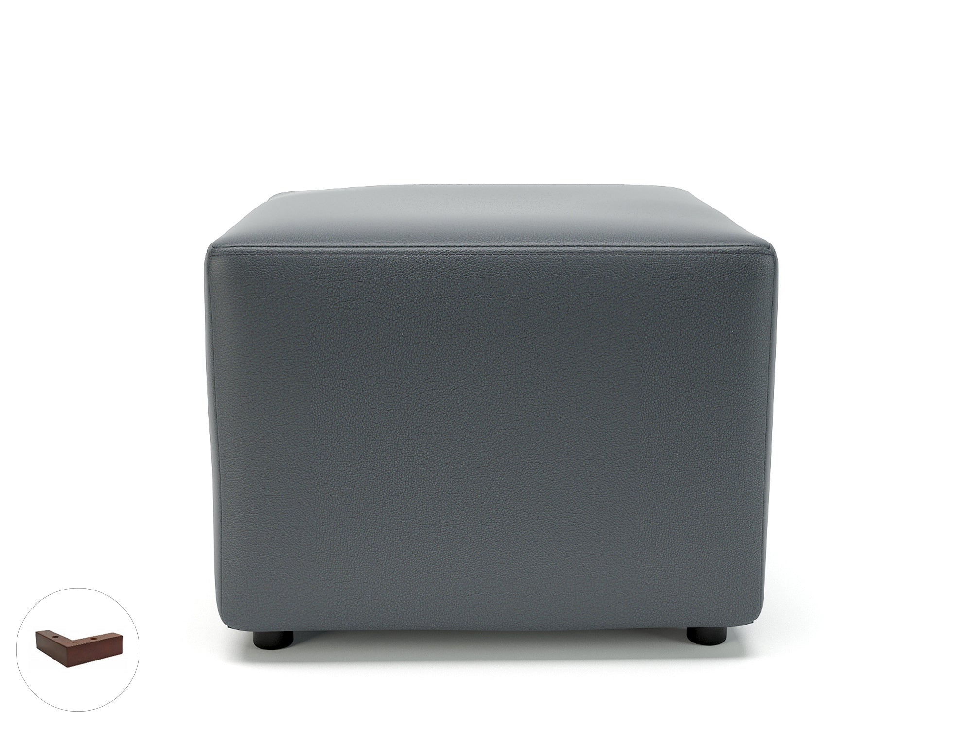 Office furniture crofton-62cm-square-in-cristina-marrone-ultima-faux-leather Dynamic Light Wood Colour Atlantic