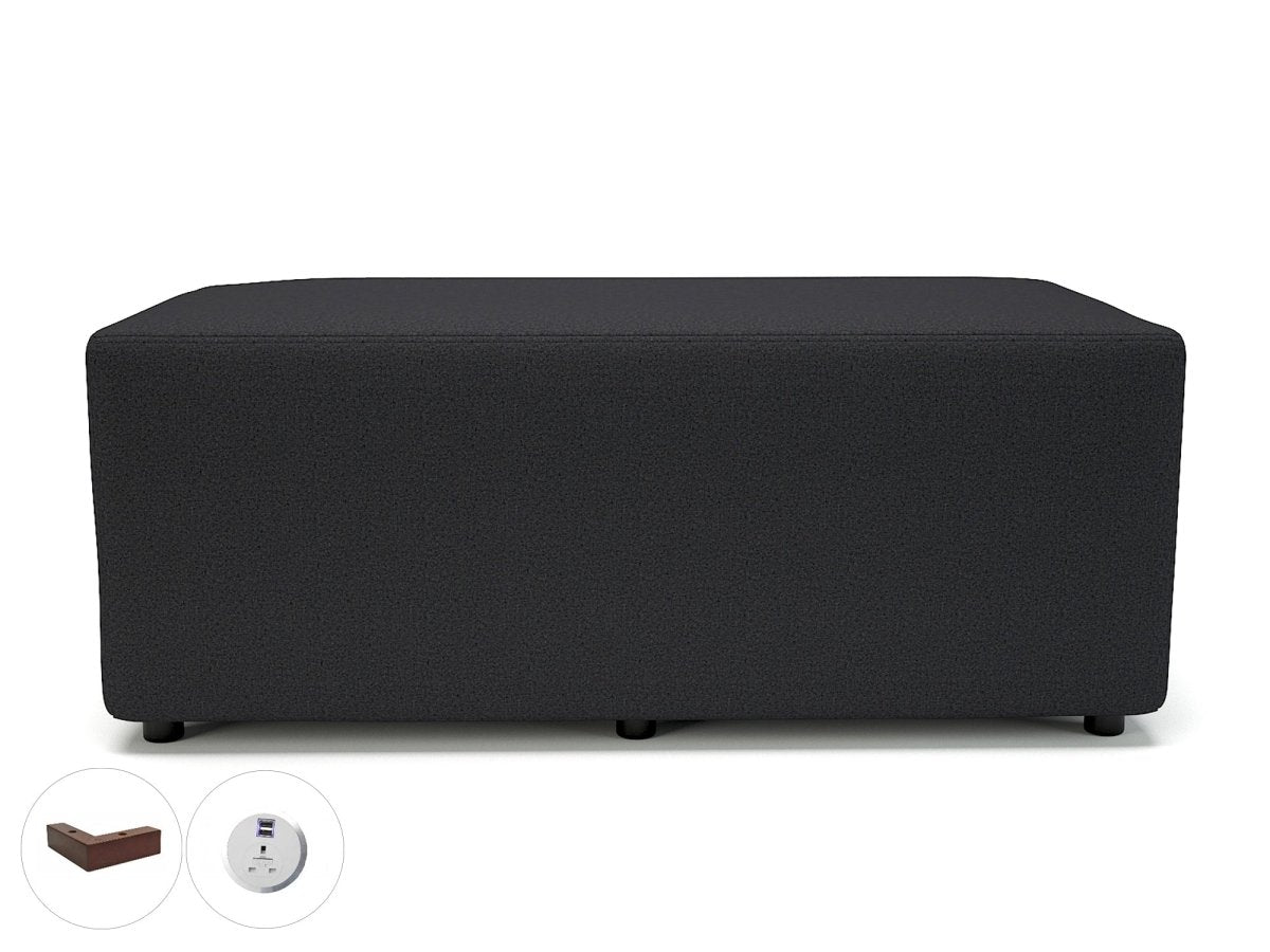 Office furniture ottawa-122cm-wide-in-warwick-dolly-fabric-with-socket Dynamic Ebony Wood Colour Ebony