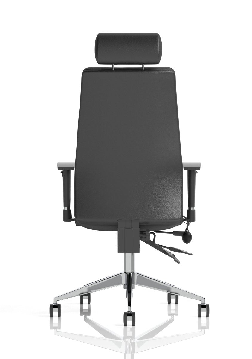 Office furniture onyx-ergo-posture-chair-with-headrest Dynamic Bespoke Senna Yellow Black With Headrest