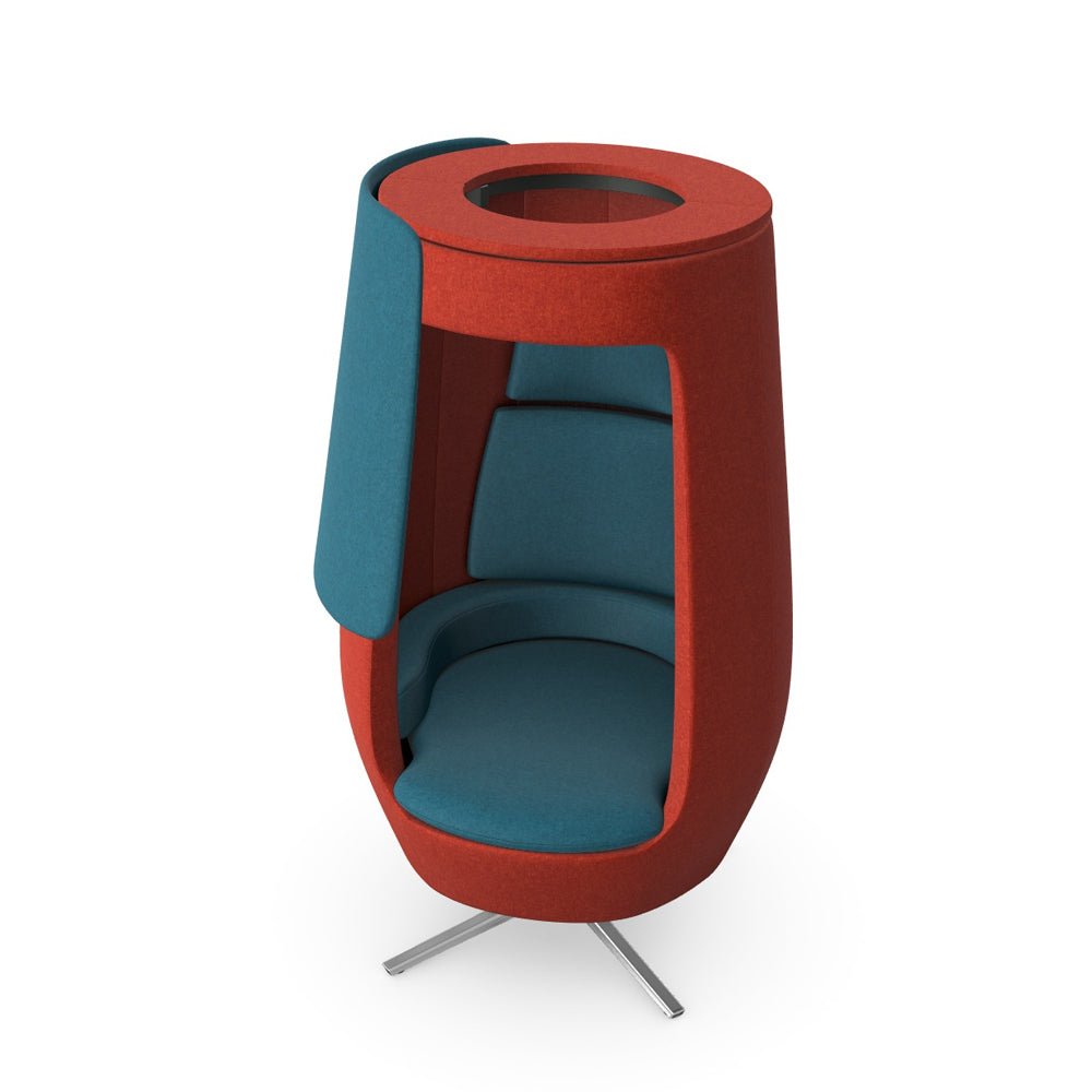 Office  Design Yours A11 Privacy Quiet Lounge Chair A11-Config 6 Office Furniture and Home Remote Working