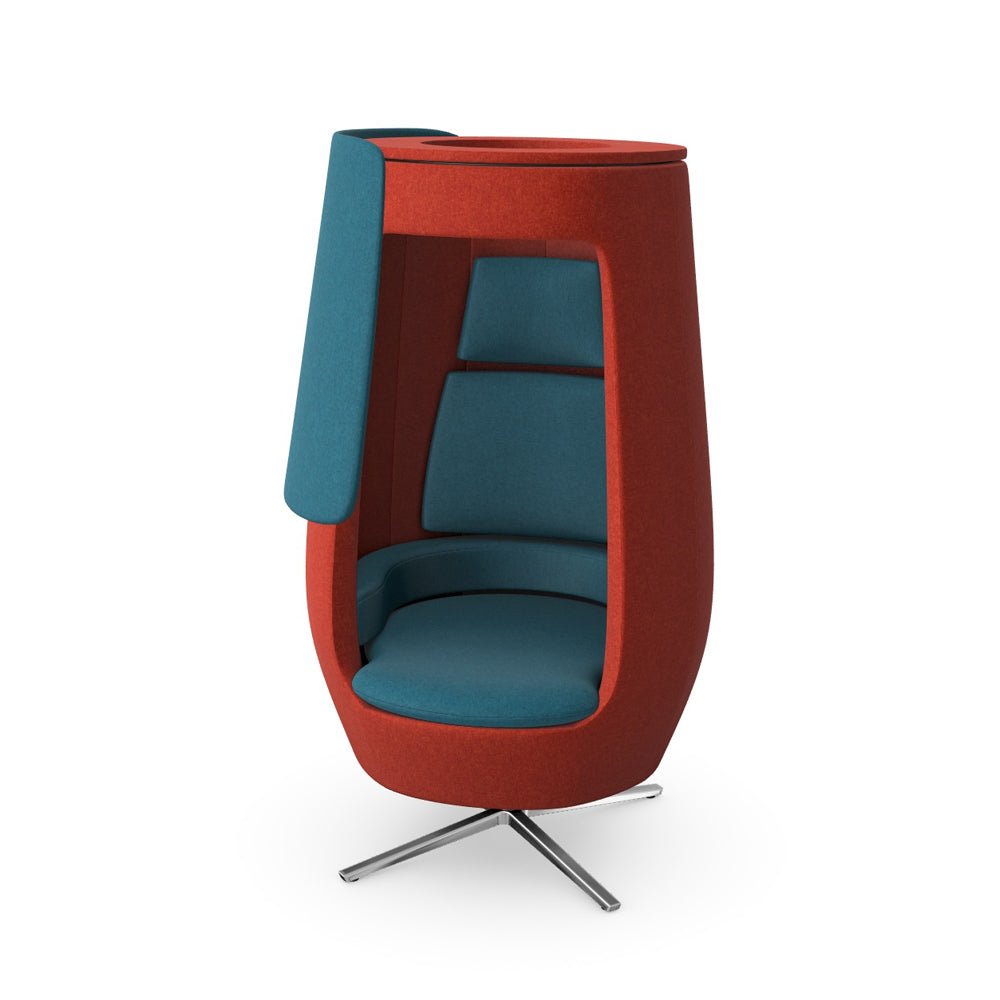 Office  Design Yours A11 Privacy Quiet Lounge Chair A11-Config 7 Office Furniture and Home Remote Working