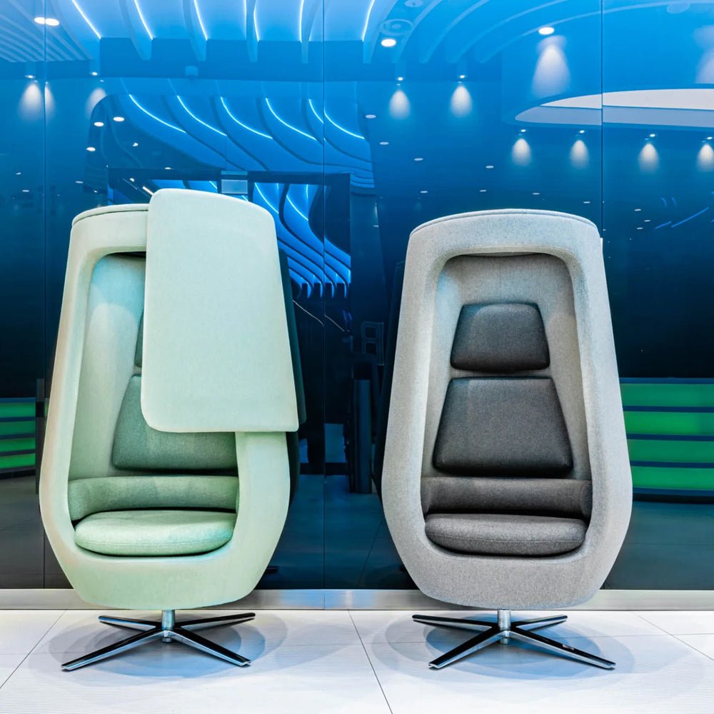 Office  Design Yours A11 Privacy Quiet Lounge Chair A11-Config 3 Office Furniture and Home Remote Working