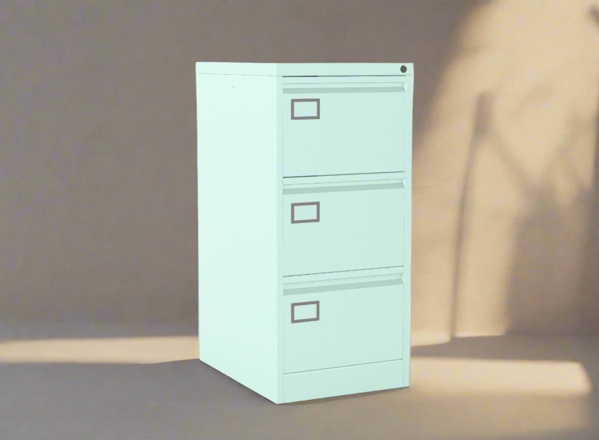 Premium 3 Drawer Filing Cabinet 360° View & AR Silverline  Executive FCEX3F 5 Office Furniture