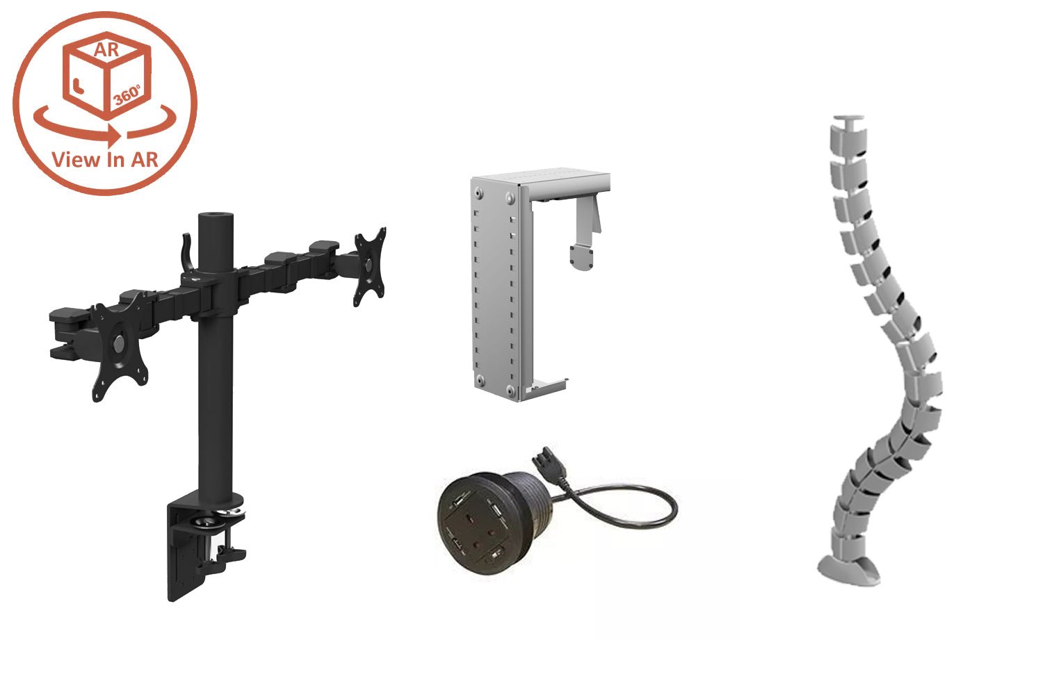 Cable Tidy Cable Tidy Leap Sit Stand Desk Accessory THATSMYOFFICE