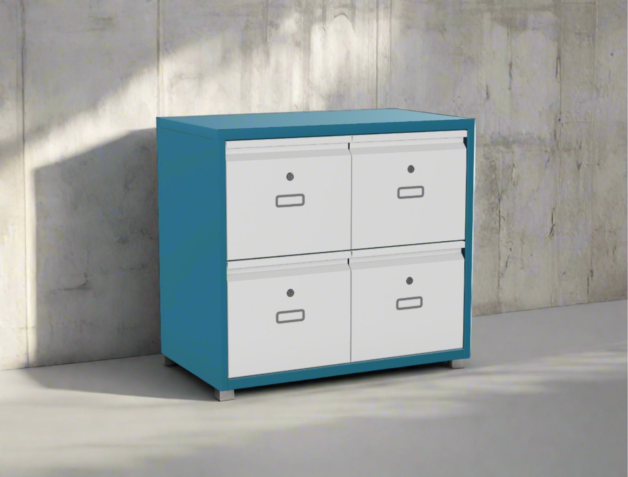 Office Lodge Drawer 4, 6 or 8 Drawers Silverline Freedom HDPDS30OW 3 Office Furniture and Home Remote Working