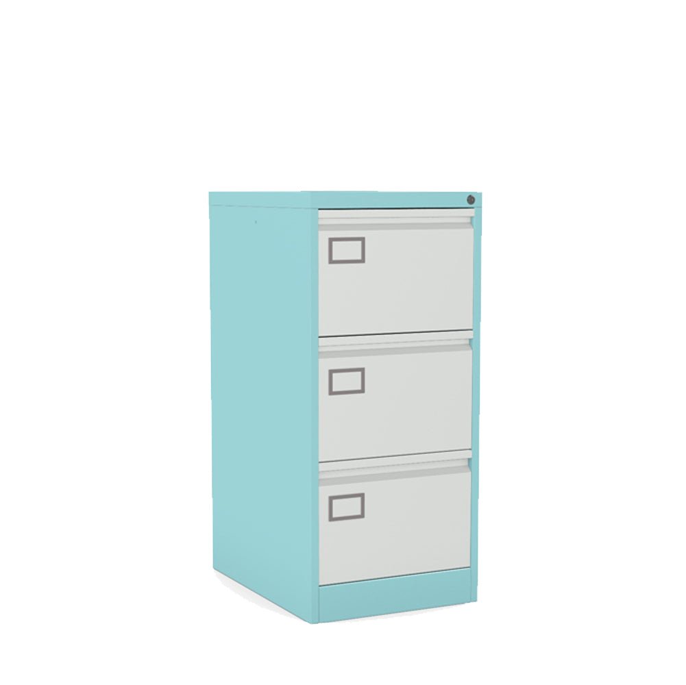 Premium 3 Drawer Filing Cabinet 360° View & AR Silverline  Executive FCEX3F 1 Office Furniture
