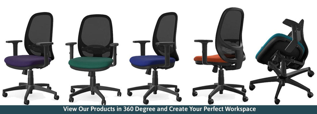 office furniture with 360 view