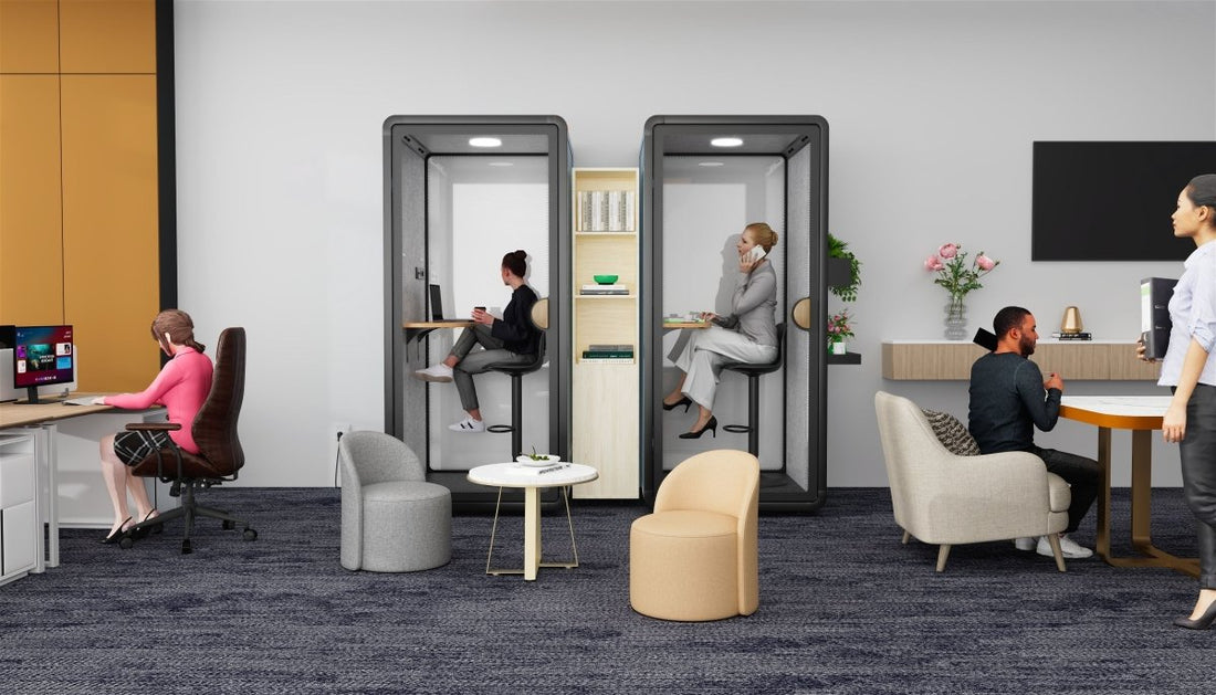 office meeting pods and phone booths