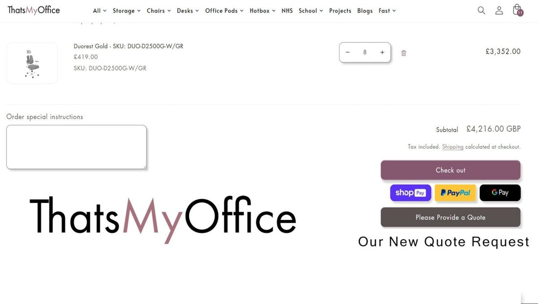 Getting Office Furniture Quotes Hassle Free - THATSMYOFFICE
