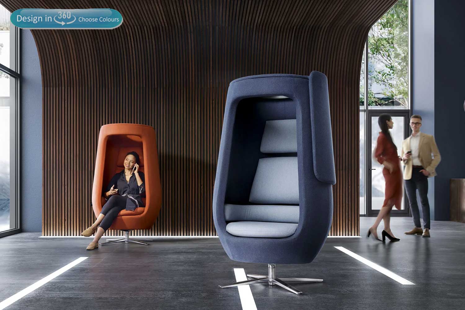 phone booth and singel acoustic meeting spaces form that my office , create quiet spaces to work