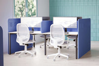 Acoustic desk screens and Dividers made form recycled PET for the perfect sustainable office solution