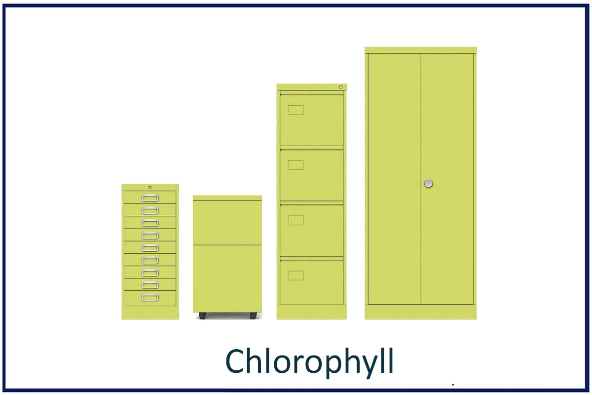 office storage solutions, metal filing, lockers, cupboards and tablours in colour. Choose your colour green chlorophyll