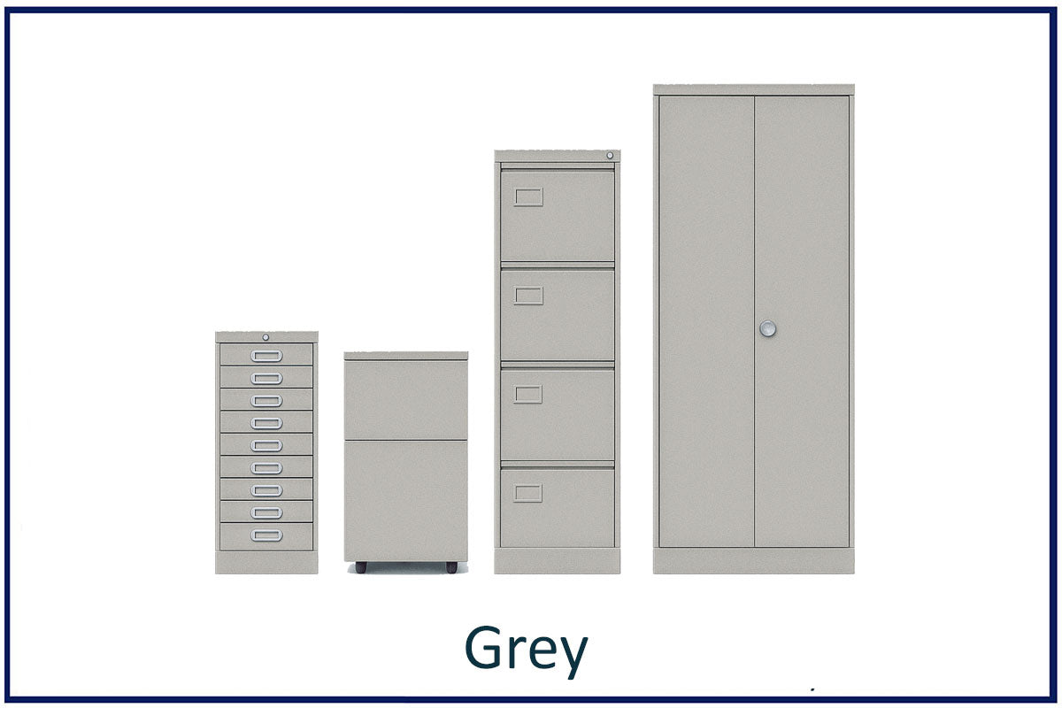 office storage solutions, metal filing, lockers, cupboards and tablours in colour. Choose your colour grey