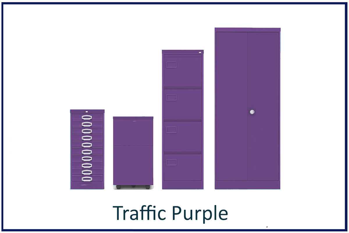office storage solutions, metal filing, lockers, cupboards and tablours in colour. Choose your colour blue purple