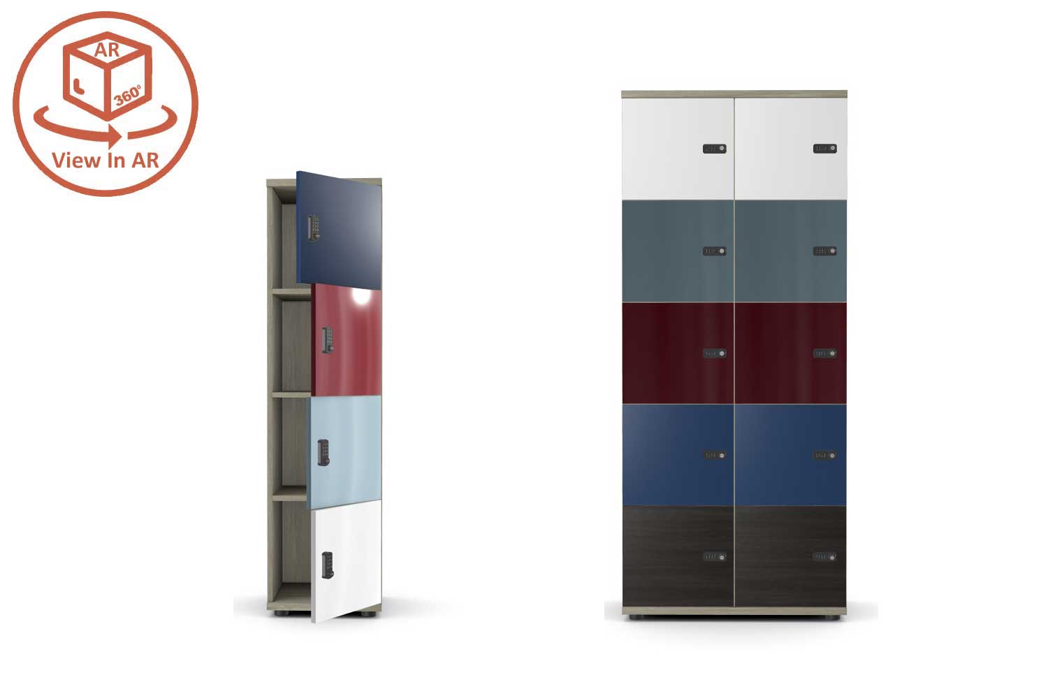 Wooden Office Lockers  from thats my office, create your storage in 360 degree view, office furniture done differently