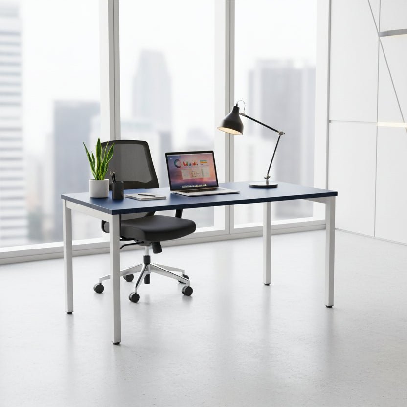 Thats My office Bench Desk for 2,4 6 or 8 people. Space saving and choice of desk colours from Thats My Office