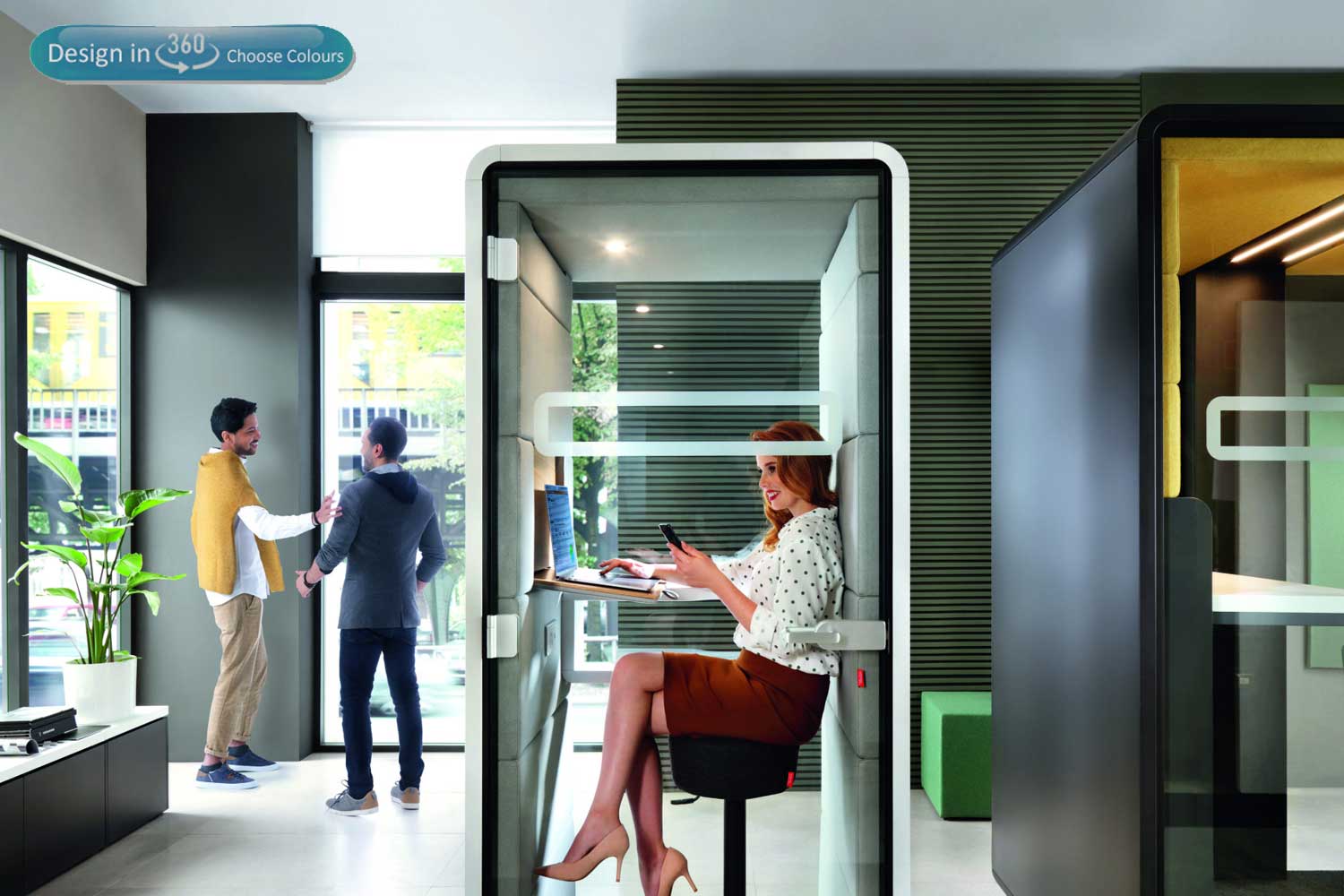 phone booth and acoustic meeting spaces from that my office , create quiet spaces to work