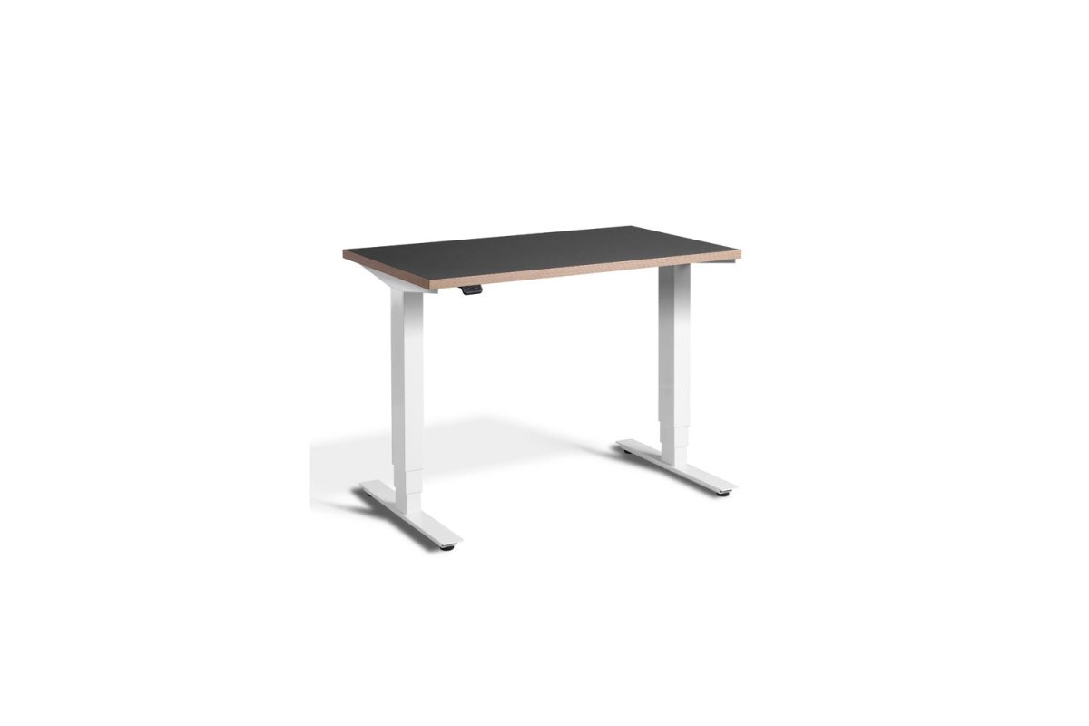 SMall Height adjustable standing desks in various colours and sizes, view in 360 degree and get delivered fast