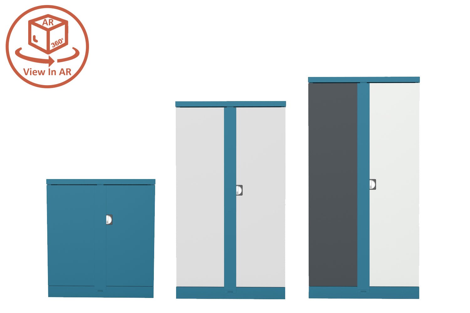 Silverline Office Furniture from thats my office choose in 360 view and AR, huge colour range Security Cupboards