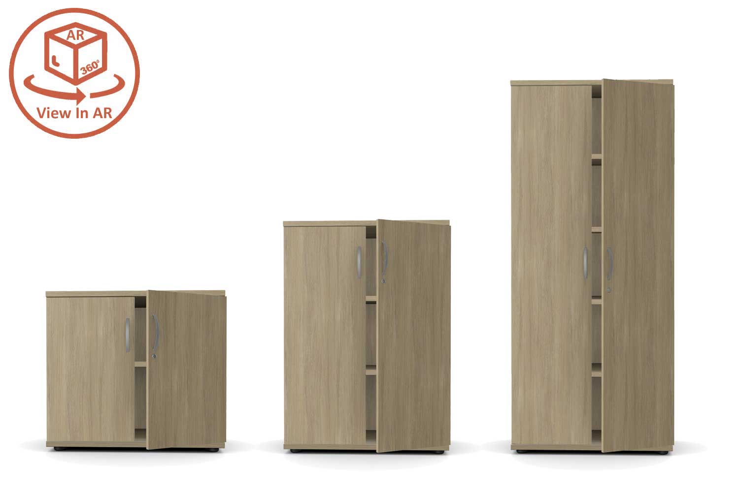 Wooden two door cupboards  from thats my office, create your storage in 360 degree view, office furniture done differently