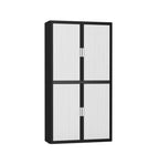 Colour Tambour Cupboard 200cm H with 4 shelves EOTAM2M TallPicture Tambour Cupboard