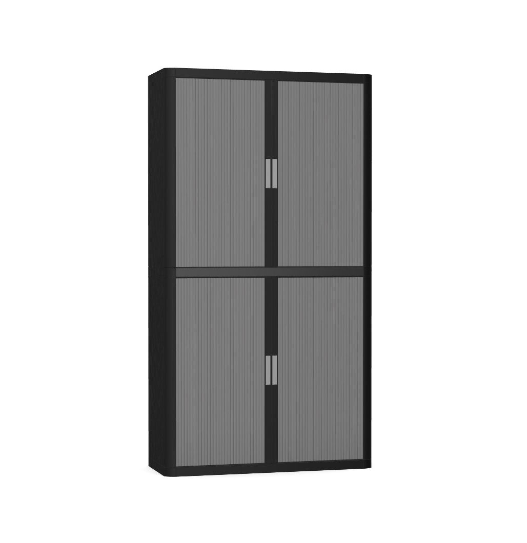 Colour Tambour Cupboard 200cm H with 4 shelves EOTAM2M TallPicture Tambour Cupboard