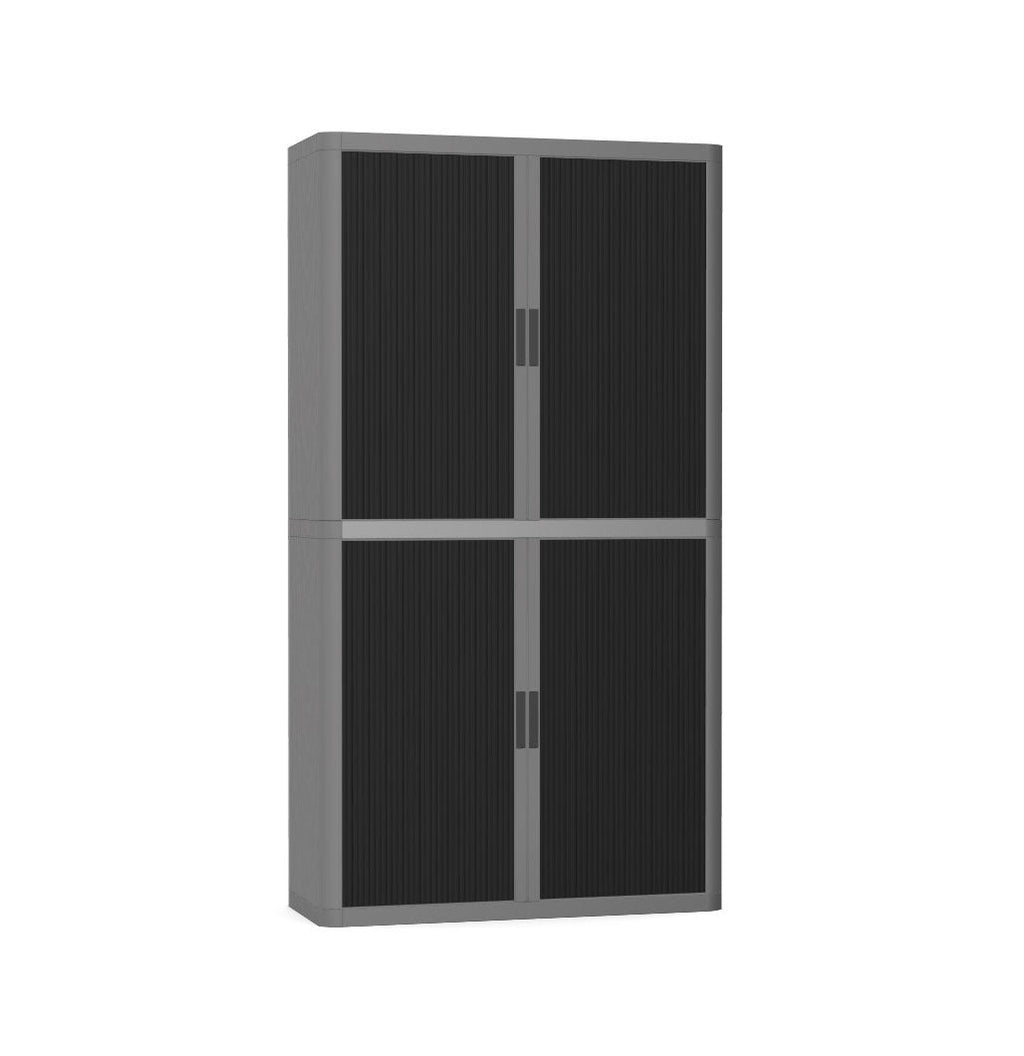 Colour Tambour Cupboard 200cm H with 4 shelves EOTAM2M TallPicture Tambour Cupboard