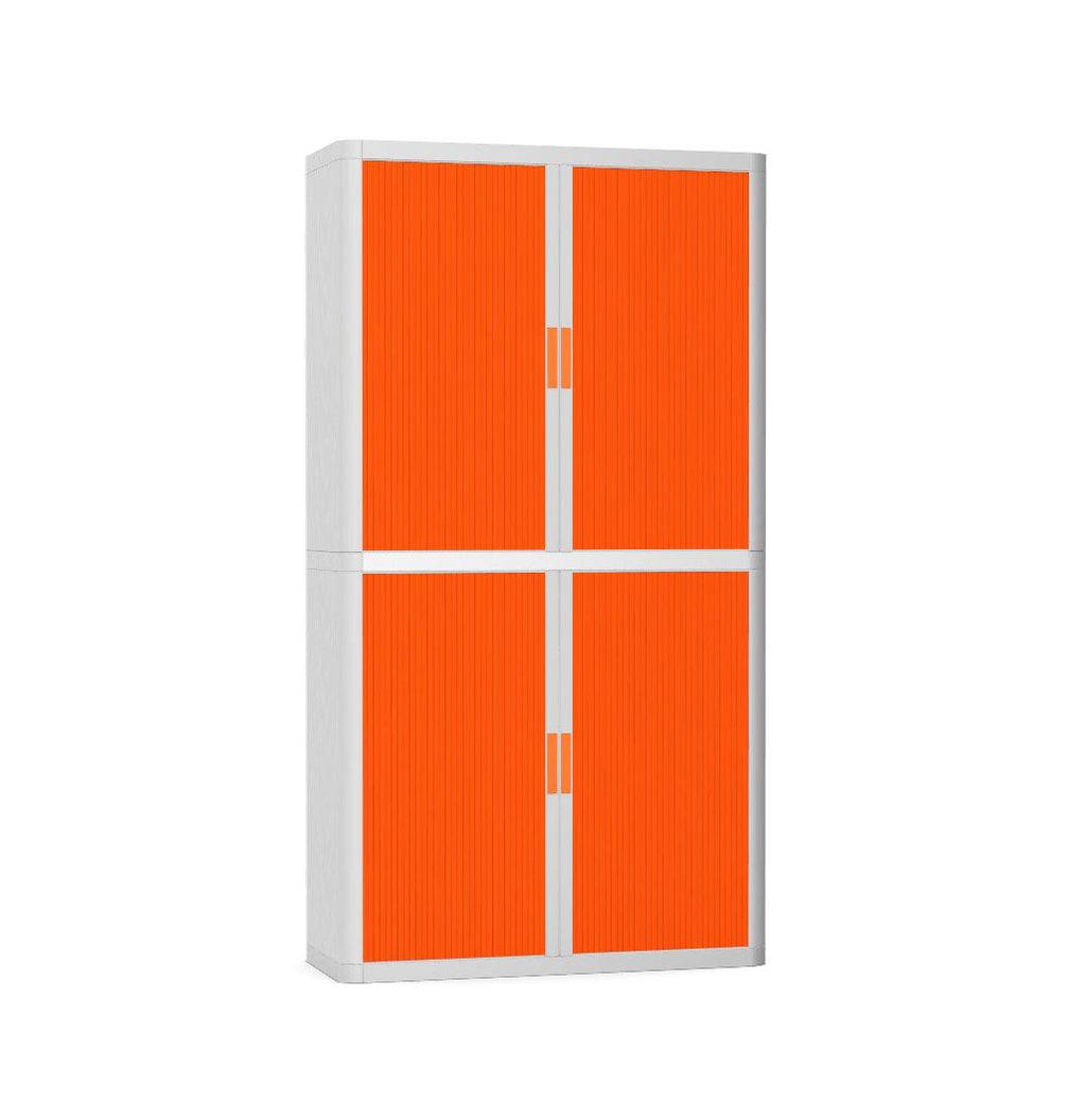 Colour Tambour Cupboard 200cm H with 4 shelves EOTAM2M TallPicture Tambour Cupboard
